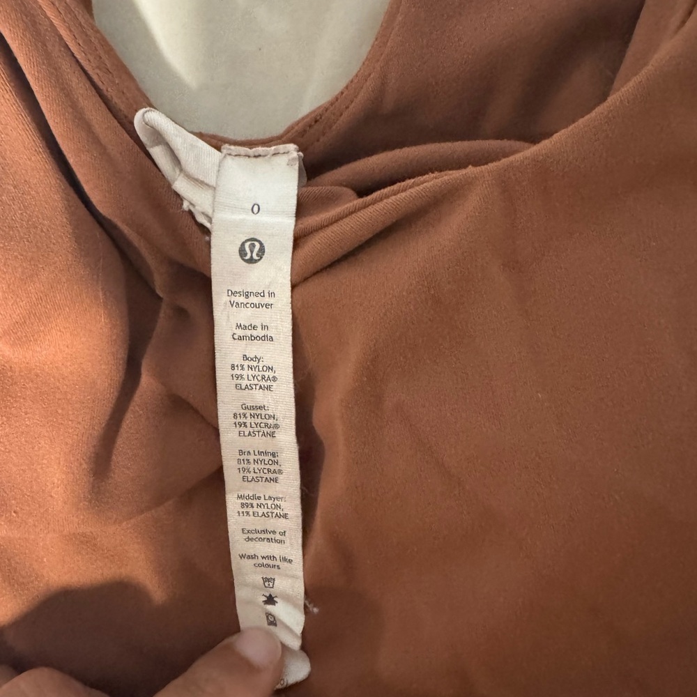 lululemon athletica Rust-Brown One-Piece Jumpsuit - Picture 2 of 3